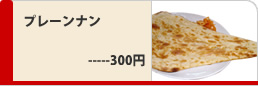 プレーンナン300円 